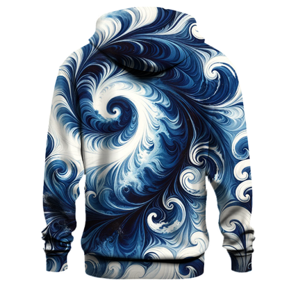 Sapphire Blue Tide Hoodie