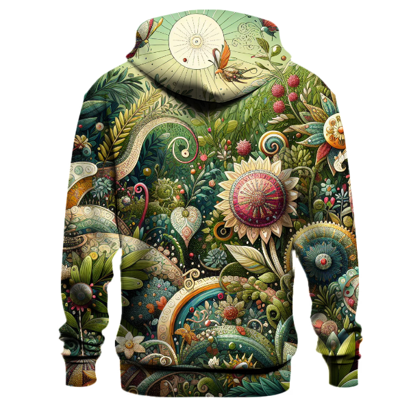 Whimsical Garden of Dreams Hoodie