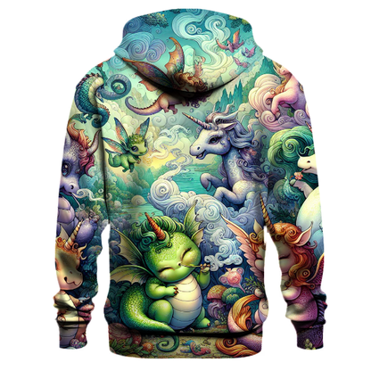 Whimsical Fantasy Creatures Hoodie