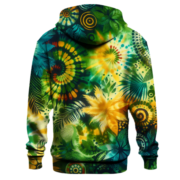 Vivid Jungle Design Hoodie