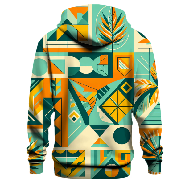 Vibrant Geo Tropics Hoodie