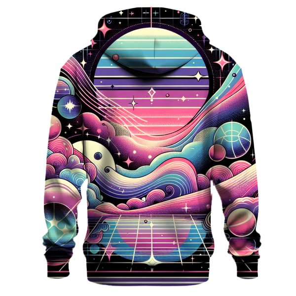 Retro Synth Galaxy Hoodie