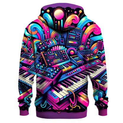 Retro Synthwave Music Hoodie