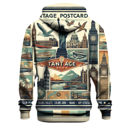 Vintage Postcard Hoodie