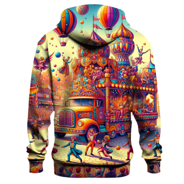 Whimsical Circus Parade Hoodie Hoodie Styles