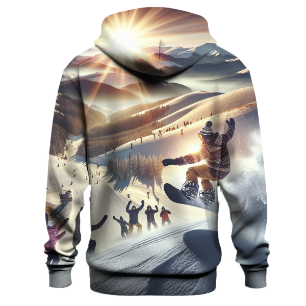 Winter Snowboarder Hoodie