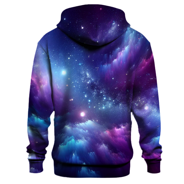 Vibrant Cosmic Swirls Hoodie