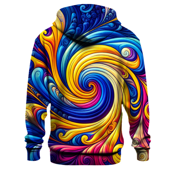 Vintage Kaleidoscope Burst Hoodie