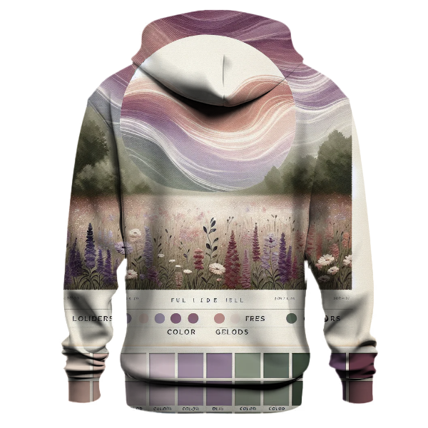 Twilight Meadows Tie-dye Design Hoodie