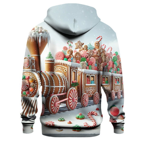 Yuletide Gingerbread Train Hoodie