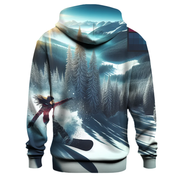 Winter Snowboarding Hoodie