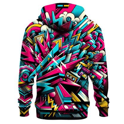 Vibrant Graffiti Art Hoodie