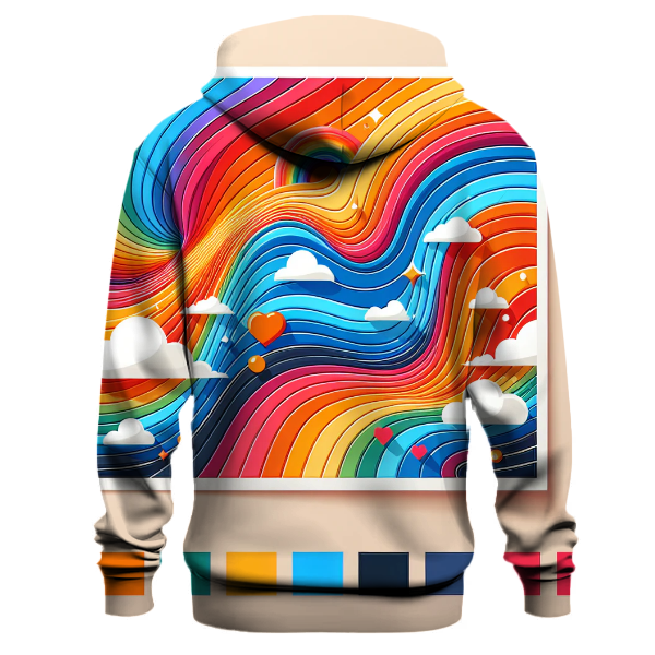 Vivid Rainbow Spectrum Hoodie