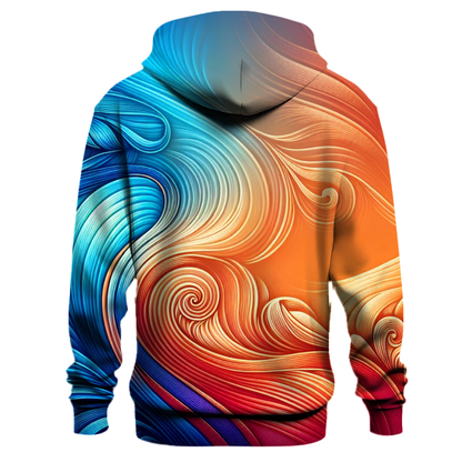 Sapphire Sunrise Design Hoodie