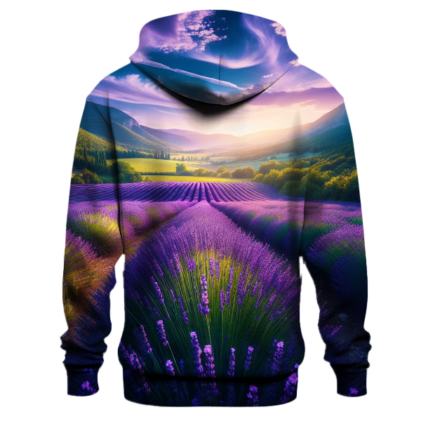 Soothing Lavender Fields Hoodie