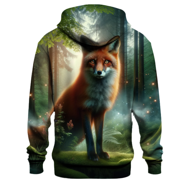 Mystical Forest Fox Hoodie