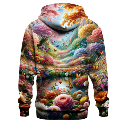 Vibrant Floral Explosion Hoodie