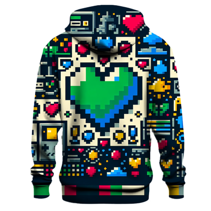 Vintage Game Over Print Hoodie