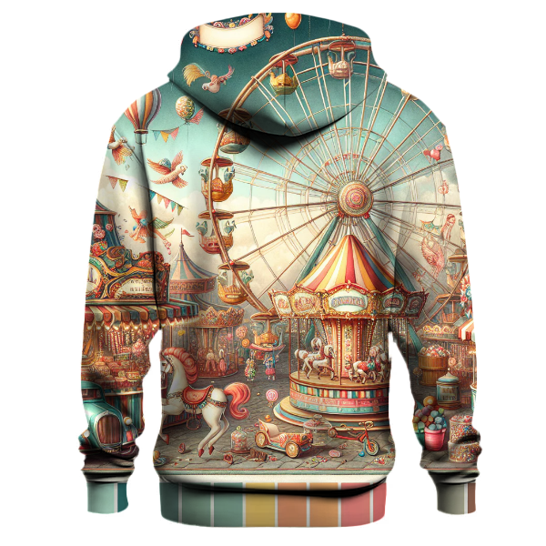 Vintage Carnival Delight Hoodie