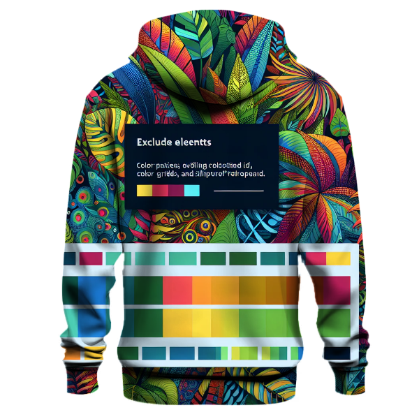 Abstract Jungle Harmony Hoodie