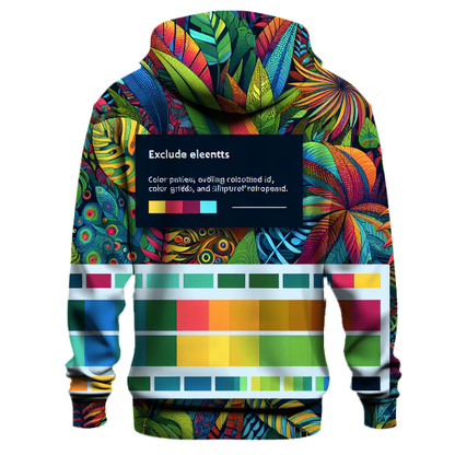 Abstract Jungle Harmony Hoodie