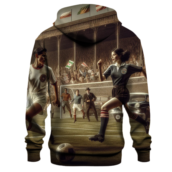 Soccer Vintage Poster Hoodie