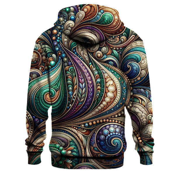 Vibrant Paisley Mosaic Hoodie