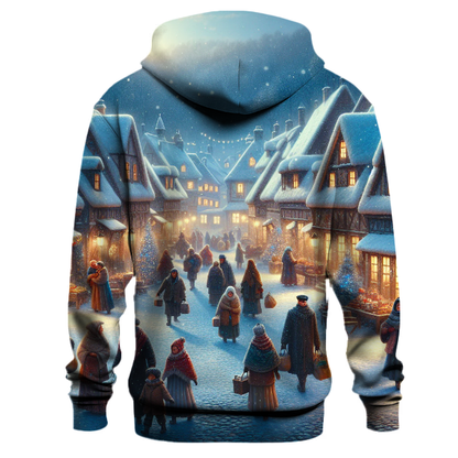 Winter Fairytale Village Hoodie