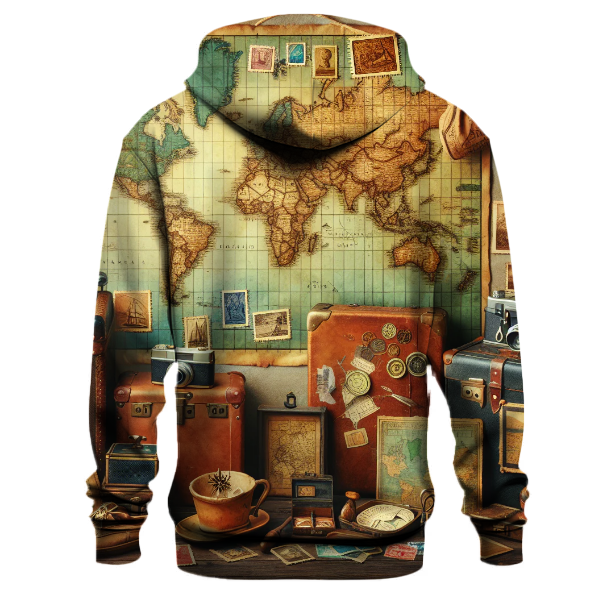 Vintage Travel Journal Hoodie