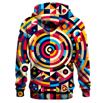 Vivid Geometric Fusion Hoodie