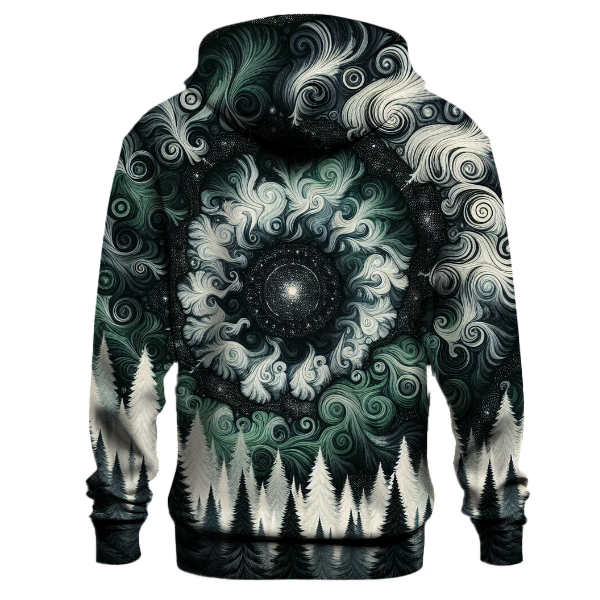 Moonlit Forest Tie-Dye Hoodie