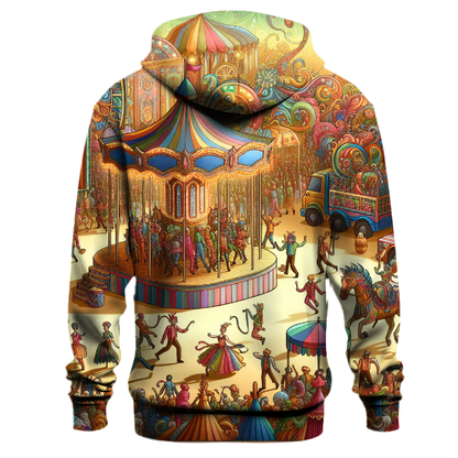 Vivid Carnival Spectacle Hoodie