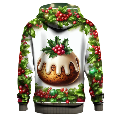 Whimsical Christmas Pudding Hoodie