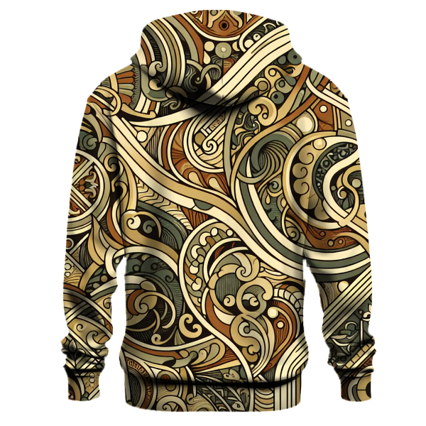 Vintage Paisley Groove Hoodie