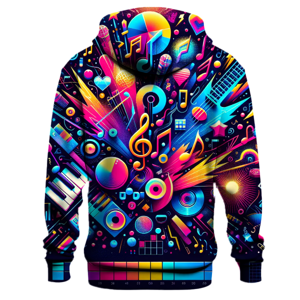 Vibrant Music Vibes Hoodie