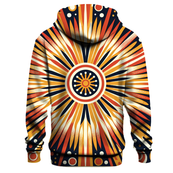 Retro Sunburst Dreams Hoodie