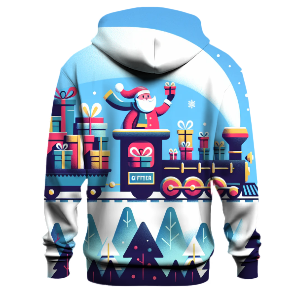 Santa's Christmas Train Hoodie