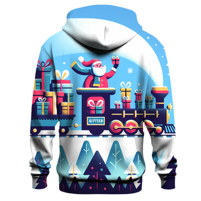 Santa's Christmas Train Hoodie