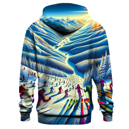 Skiing Powder Dreams Hoodie