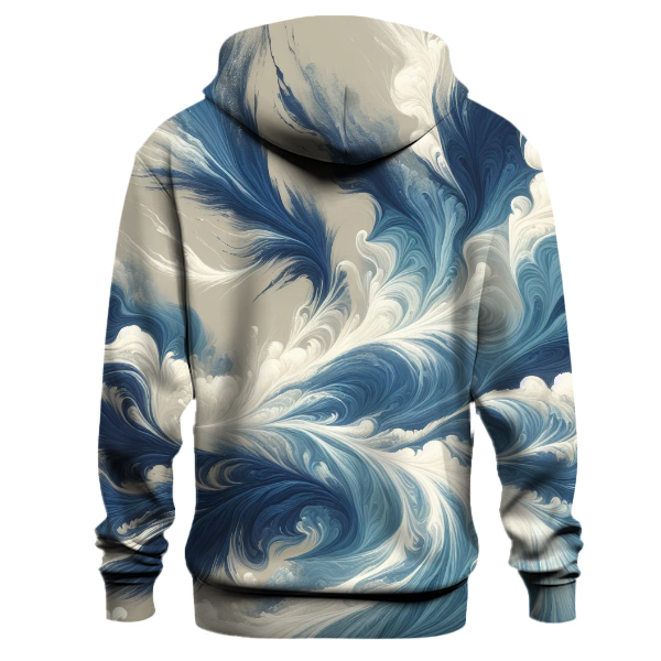 Sapphire Breeze Tie-Dye Hoodie