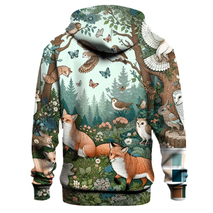 Charming Forest Creatures Hoodie