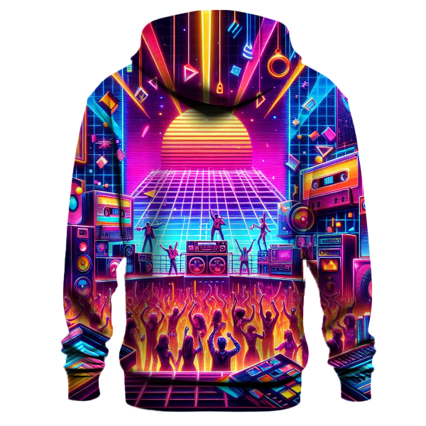 Retro Synth Adventure Hoodie