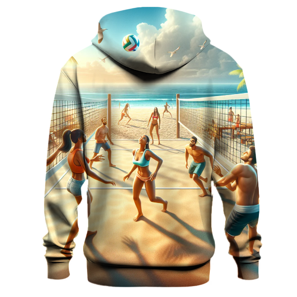 Volleyball Beach Party Hoodie