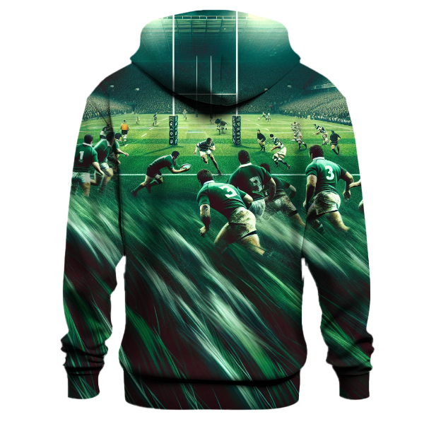 Rugby - Green Fields Hoodie