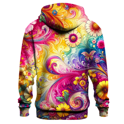 Wildflower Bloom Tie-dye Hoodie