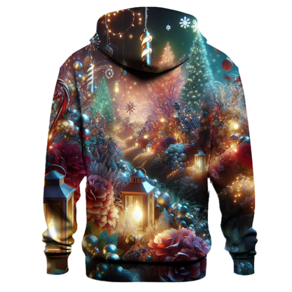 Whimsical Christmas Garden Hoodie