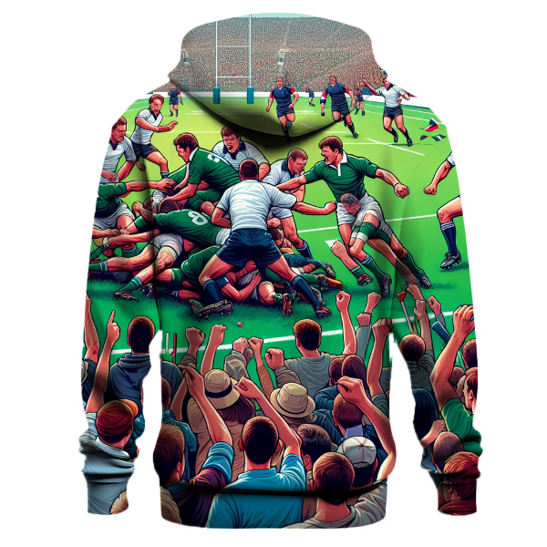 Rugby Power and Passion Hoodie