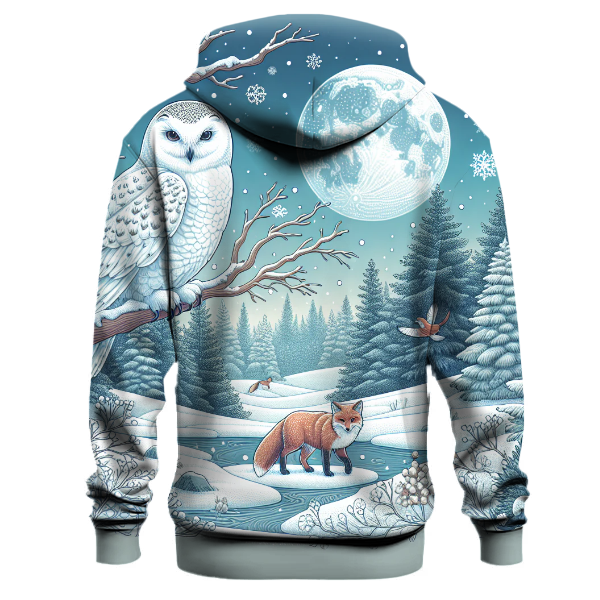 Winter Wildlife Wonders Hoodie