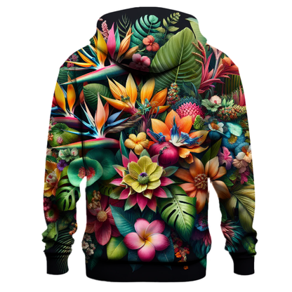 Vibrant Tropical Bloom Hoodie