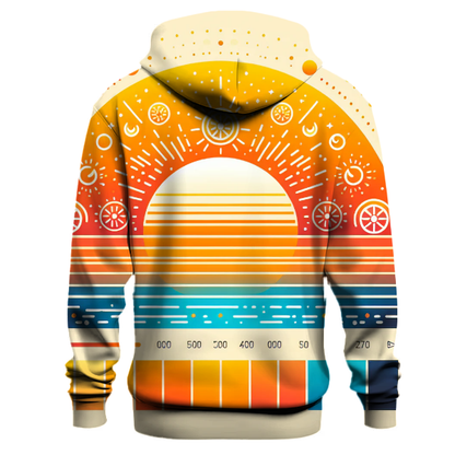 Vibrant Sunset Fade Hoodie